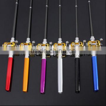 Portable Pocket Pen Shape Aluminum Alloy Fishing Rod Pole / aluminum telescopic fishing pole / pen fishing rod