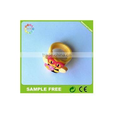 Durable Competitive Hot Product Finger Ring Soft Pvc Fashion Ring photo-3