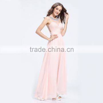 Light Pink Big Size Women Dress Evening Dress Long photo-4