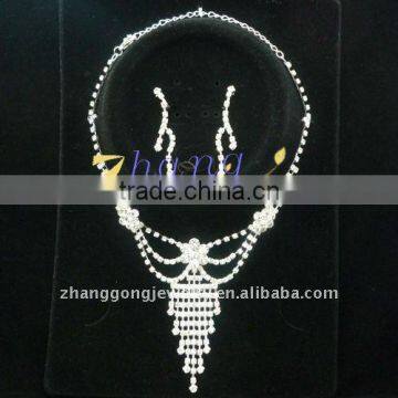 fashion design diamante jewelry set