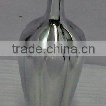 Aluminium Metal Flower Vase Fluted