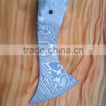 Handmade damascus axe head