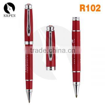 KKPEN Metal Material Red Bright Chrome Office & School Pen