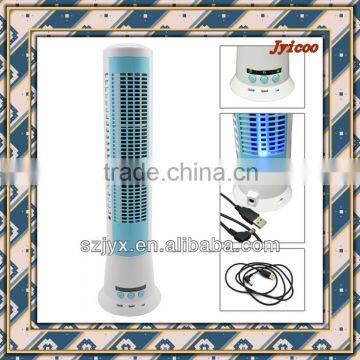 JY502B hot sale cheap table desktop mini rechargeable usb cooling tower fan for summer gift