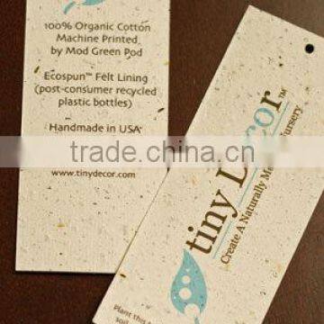 Full Color Printing Jeans/Garment Paper Hang Tag