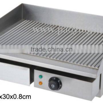 Heavy Duty Countertop 21" Electric Ribbed Griddle