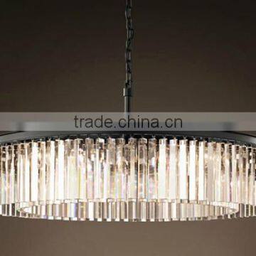 best price and good quality modern crystal pendant lamp chandeliers ceiling lamp UL CUL ETL CE ROHS hotel lamp zhongshan factory