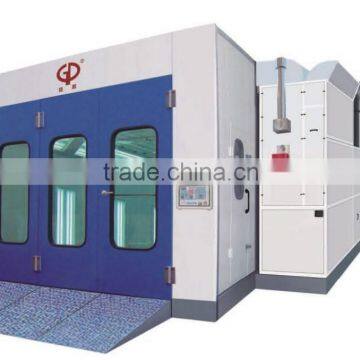 GS-500 gas burner spray booth with fire resistant lock and digital control