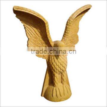 sandstone owl statue