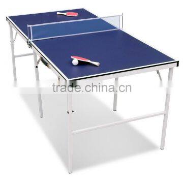 Blue top MINI Table Tennis Table for Kids Practice Game Ping Pong Sports