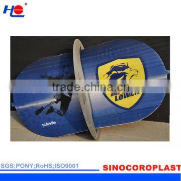 anti-corrosion and cleaning pp hollow high gloos signboard