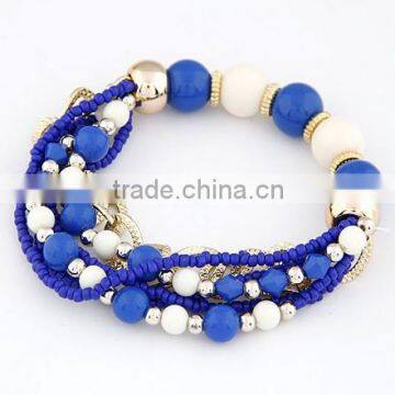 Hot metal multilayer jewelry beads fashion bracelets