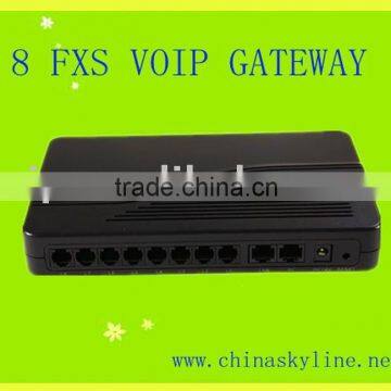 8FXS VOIP GATEWAY/HT-882/free phone/vpn gateway/sip H.323