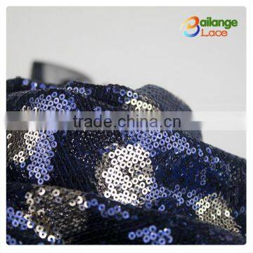 Hot selling african lace fabric with plenty sequin beaded fabric for wedding