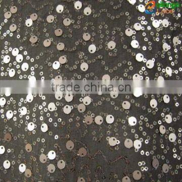 colorful high quality cheap 4mm sequin mesh fabric for evening dress