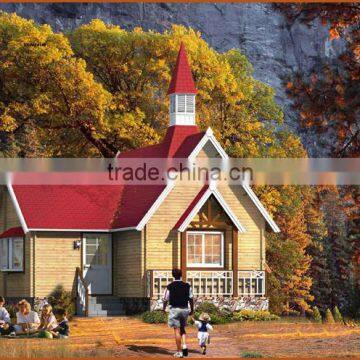 Charming Europe India Small Wooden Castle In Forest