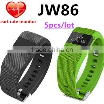 Newest Smart Bracelet JW86 Similar as smartband Fitbit Charge Wristband Wireless Heart Rate monitor OLED Display Fitness Band