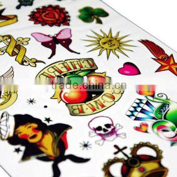 OEM 2015 Office Supply Arm Tattoo Sticker Custom Temporary Tattoo Sticker