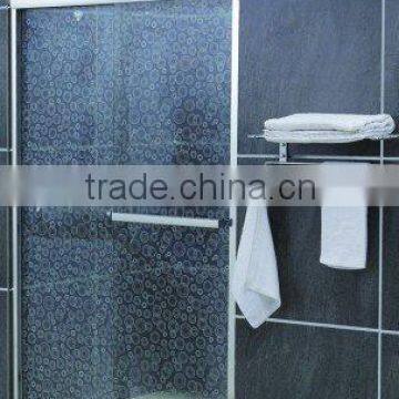 New Aluminum Alloy Frame Glass Shower Enclosure , Double Sliding Glass Shower Cubicle,elect Glass Shower Door Screen KDS-PM02-1 photo-3