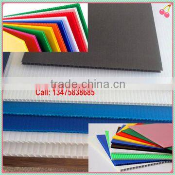 Coroplast/corflute sheet/correx board/corrugated plastic for construction floor building protection