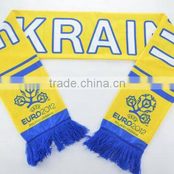 2015 Printed Fan Scarf Polyester Football Scarf photo-3