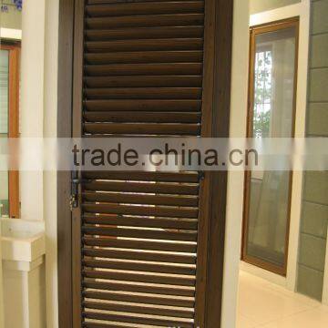 Rational Construction Aluminum Louver Door Design at Reasonable Price