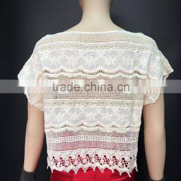 2016 New Arrivals Beautiful Summer Fashion Women Sexy Spaghetti Strap Slim Lace Tops photo-3