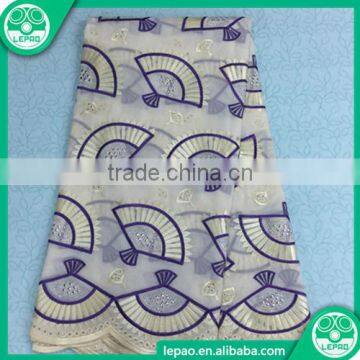 2016 African block printed wax Rhinestones wax fabric for garment in guangzhou