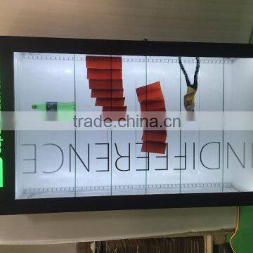 EKAA 55 inch advertising ultra thin transparent lcd monitor for showcase