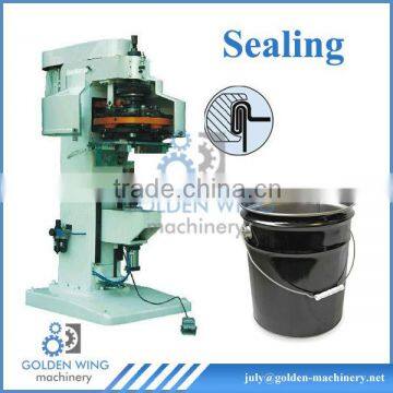 Pneumatic Semi Automatic round bottom sealing machine used for 18/20liters paint bucket making