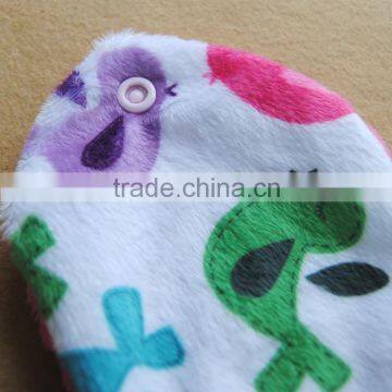 European Style Printed Minky Infant Scarfs Hot Pink For Girls Decor photo-3
