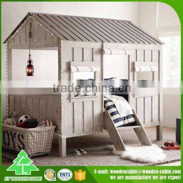 Professional supply Low Price wooden play house , kid bed house