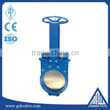 wcb soft seal knife gate valve