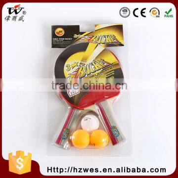 Latest Design Poplar Wood Top Training Ping Pong Racket Bat With Case