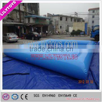 EN14960 0.55mm Plato Pvc Inflatable Square Swimming Pool for Kids