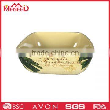 OEM acceptable external print large melamine soup bpwl