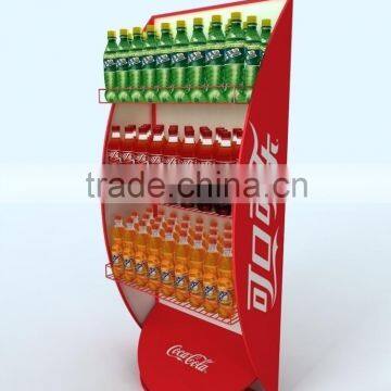 high quality soda bottle display rack beer bottle display rack for sale