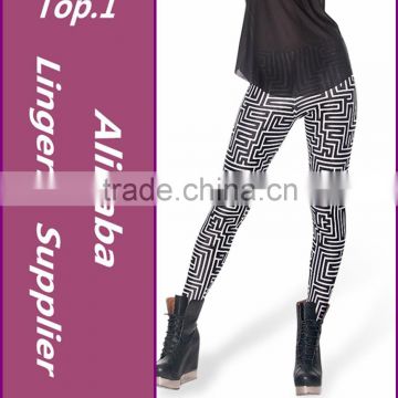 2015 new Black Print fitness leggings for women pants Muscle New fashion