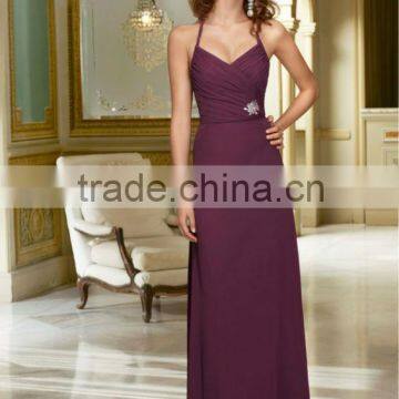 LL035 Long Beautiful Bridesmaid Dress 2013