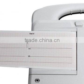 Color LCD Digital 3-channel Electrocardiograph ECGmachine EKG photo-3