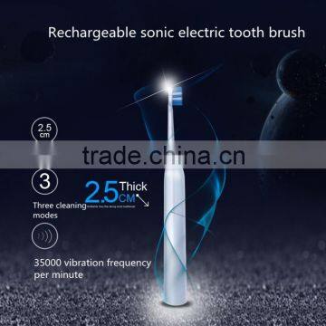 Fashion Design Pink Color Portable Electric Sonic Toothbrush