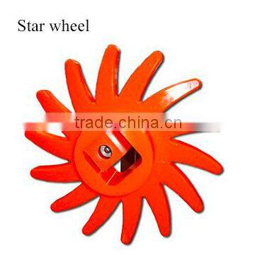 Agricultural industrial polyurethane screening process High mechanical strength star wheel