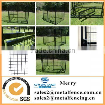 2.4mX2.4m Kennel Pro Single Model Enclosed Dog Run, Bird,Pet,Cat Enclosure