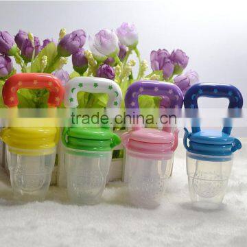 Wholesale 2016 Hot Sale Baby Products Silicone Baby Feeder Pacifier For Fruit Fresh Food Feeder