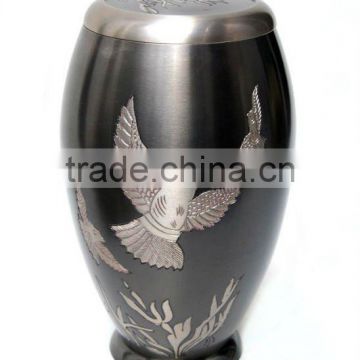 Dove Going Home Brass memorial urns/Cremation Urn