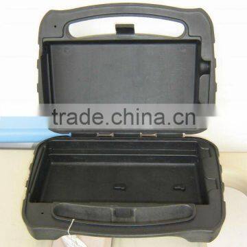 plastic empty tool box,plastic empey tool case,black plastic tool case