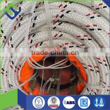 Florescence 30mm 12 strand uhmwpe mooring rope with polyester jacket