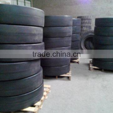 Hydraulic Container Load Solid Tyre for Truck Trailer Used in Stations Docks Tire 1000-20 photo-3