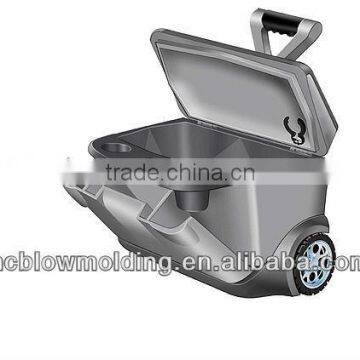 OEM Blow Molding Plastic Moving Carts With Four Wheel Pull-up Tool Cart for Farm photo-5