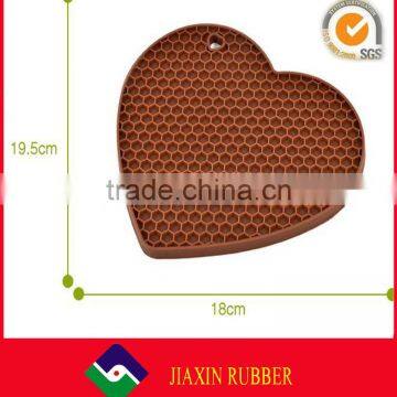 Heart Shapes Silicone Coffee Table Placemat f, Heat Resistant Placemats photo-4